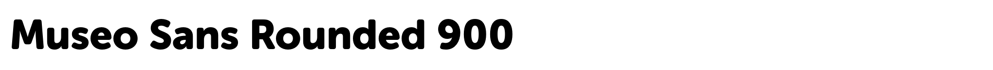 Museo Sans Rounded 900 image